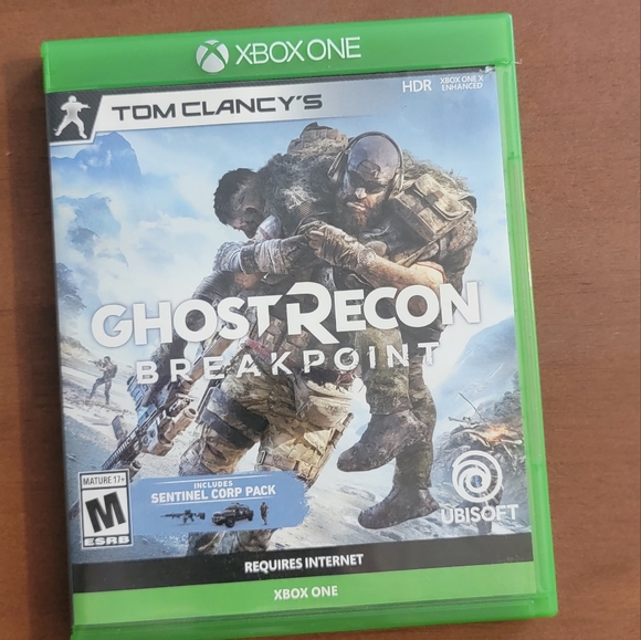 Used XBOX ONE Tom Clancy's Ghost Recon Breakpoint w/ Sentinel Corp Pack - Picture 1 of 6
